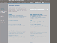 Tablet Screenshot of aboutthailand.info